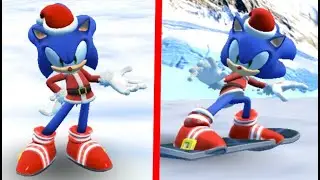 Xmas Sonic in Sonic World DX