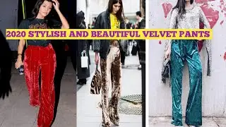 2020 STYLISH AND BEAUTIFUL VELVET PANTS