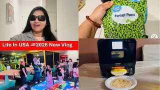 Morning To Evening Routine In America🇺🇸Indian Mom Daily Routine|Visit To Chuk E. Cheese USA🇺🇸