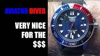 Дайверские часы Aviator F Series. Не могу поверить, что эти часы такие дешёвые!