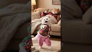 Square dancing starts! #cat #cute #funny