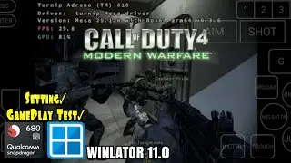 CALL OF DUTY&trade; 4 MODERN WARFARE&trade; | WINLATOR 11 (BETA) | SNAPDRAGON&trade; 680 RAM 4
