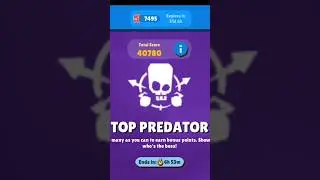Points needed for Top 5% in weekly event | Bloody Fang | Zooba
