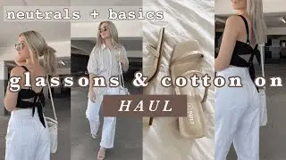 GLASSONS & COTTON ON TRY ON HAUL | AUTUMN BASICS