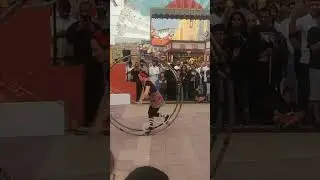 OMGGG!!💥😳😎 Acrobatics by Canadian Girl (Global Village Dubai)#shorts#dubai #globalvillage#thrill#omg