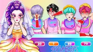 KPop Demon Hunters: Who Will Win And Marry Rumi?| Saja Boys Love story| DIY Paper Game