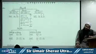 CAF 1 Sir Umair Sheraz Lecture 83 A2