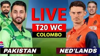 🔴 Live: Pakistan vs Netherlands, T20 World Cup Match 1 | Live Cricket Match Today | PAK vs NED Live