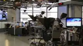 HD Live Studio Control Newsroom Background Backdrop 30 seconds (Free)