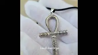 Key Of Life Ankh Necklace 925 Sterling Silver Pendant