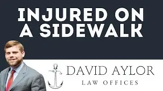 Injured on a Sidewalk? | Injury Attorney Charleston SC