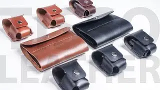 Кожаный чехол для карт памяти. Leather memory card case.
