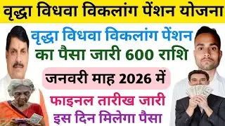 vridha pension ka paisa kab milega || विधवा पेंशन पैसा कब मिलेगा 2025-26 || MP pension portal