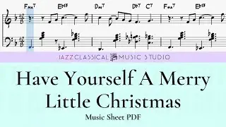Have yourself a merry little christmas | Christmas | Jazz Piano Tutorial (INTERMEDIATE)