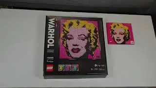 Lego speed build, Marilyn Monroe (31197)