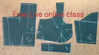 Live free online class 2/ 36 Size parfect blouse cutting and stitching/how to blouse cutting #shorts