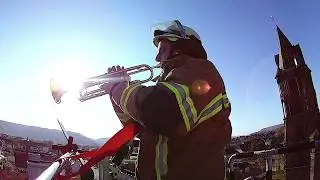 St&auml;ndchen der FF Dillingen