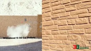 2 Types of Perimeter Security Walls - 3B UL Level 10 Panel vs. Grouted Concrete Masonry Blocks