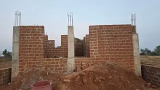 Small house construction in big plot 2 bedroom hall kitchen