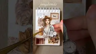 Travel🧳ㅣASMR vintage journal #scrapbooking #journalwithme #asmr #relaxing #다꾸