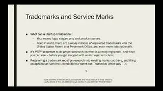 Intellectual Property 101 for Startup Businesses
