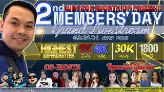Part 2 2nd membersday win 30k worth of gcash 1ksub WH