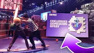 Fortnite gamescom CHALLENGES schaffen & EXKLUSIVES gamescom Spray bekommen