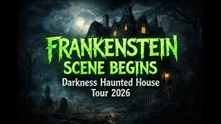 Frankenstein Scene is Underway -  Darkness Haunt Tour 2026