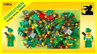 Все минифигурки Lego Forestmen &mdash; 1987&ndash;1989
