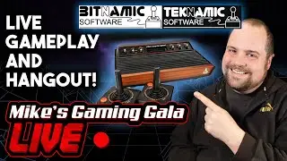 BITNAMIC/TEKNAMIC Games for Atari 2600!  Playing Live!