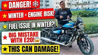 E20 Petrol + Winter = Trouble? 😱 Royal Enfield Owners Watch This! | Vlog No 783