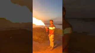 Creative fire photography 🔥 Do not try this ⚠️ #fire #shorts #creative