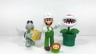 World Of Nintendo Parabones, Fire Luigi, & Piranha Plant Review!