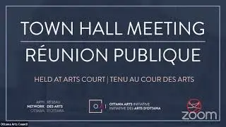 Ottawa Arts Initiative - Town Hall Meeting | Initiative des arts d'Ottawa - R&eacute;union publique