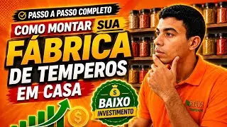 COMECE SUA FÁBRICA DE TEMPEROS EM CASA - 5 DICAS VALIOSÍSSIMAS @rotadofornecedor_