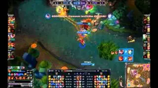 Teemo mantarı ile baron &ccedil;almak[Teemo steal baron buff with mushroom]