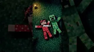 Episode: 5 💥😴 🙂&zwj;&harr;️The Creeper wants to sleep too. 👌#minecraft