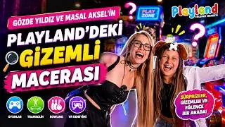 Gözde Yıldız ve Masal Aksel, Playland Eğlence Merkezi'nde gizlice kaldılar.