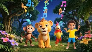 Baby Lion Missed the Jungle Music Class 🦁 | Nursery Rhymes for Kids & Baby Songs