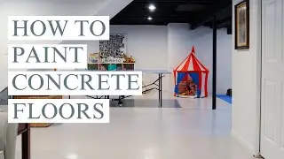 How to Paint Concrete Basement Floors Using Epoxyshield