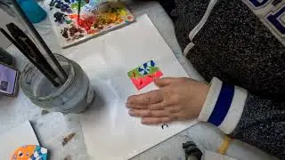 The miniatures are painted on the theme 