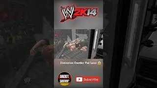 Elimination Chamber Pod Spear by Roman Reigns 🔥 OMG Moment 😱 #wwe2k14