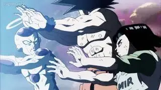 GOKU, NUMERO 17 Y FREEZER DETIENEN EL ATAQUE DE JIREN!! | DBS (ESPA&Ntilde;OL LATINO)