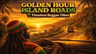🌅 Golden Hour Island Roads 🌴 Timeless Reggae Vibes