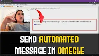 How To Send Automated Message In Omegle 2022 | Omegle Automated Text Chat