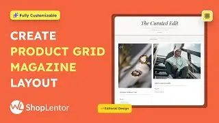 Create Product Grid Magazine without coding - Fully Customizable | ShopLentor