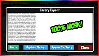 LEARN HOW TO IMPORT LIVERY CODES IN FR Legends!