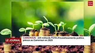 CAMEROUN  225 milliards FCFA d'investissements publics pr&eacute;vus au Cameroun en 2025