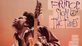 Prince - Sign 'O' The Times concert movie. Love at rotterdam 1987.  4K