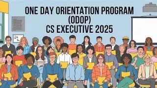 CS June 2025 CS Executive ODOP TENTATIVE SCHEDULE FOR ONE DAY ORIENTATION PROGRAM (ODOP) #odop #icsi